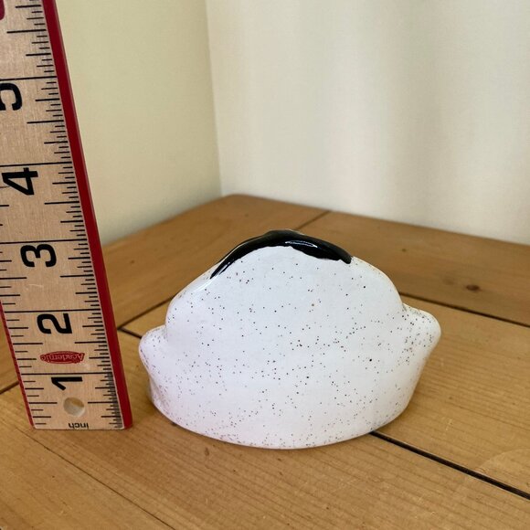 Arnel's Ceramic Puppy Dog Eye Glasses Holder Stand Vintage Hand Painted w/ Spots - Picture 4 of 8